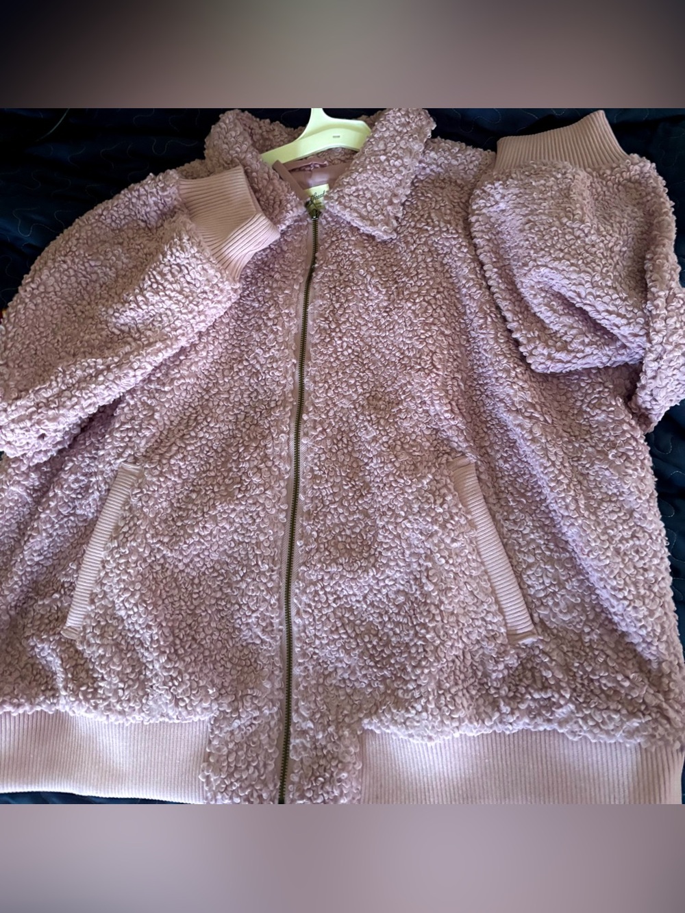 New! Universal Thread lavender/pink Magic Collared Sherpa Bomber Jacket. Sz 2x🎁🎁